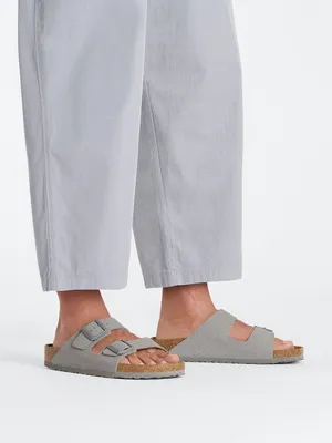 Birkenstock Arizona Birko-Flor Sandals in Stone Coin thumbnail 2