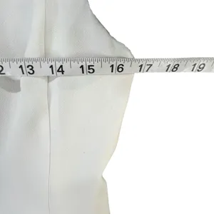Angel Sanchez Sheath Dress 6‎ White Black Sequined Sheer Minimalist Renaissance thumbnail 9