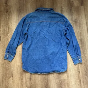 Vintage Green Field Western Decorative‎ Denim Shirt thumbnail 9
