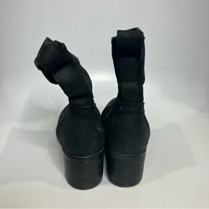 Steve Madden Travis faux leather boots‎ black women’s size 9 punk gothic casual thumbnail 4