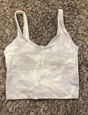 White Camo Lululemon Tank Align 0 thumbnail 1