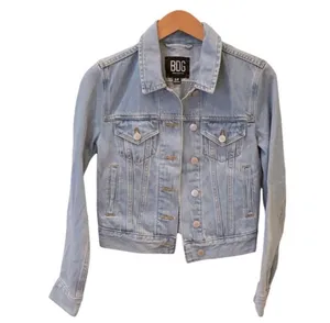 Urban Outfitters BDG Crop Denim Jean Trucker Jacket S Retro thumbnail 2