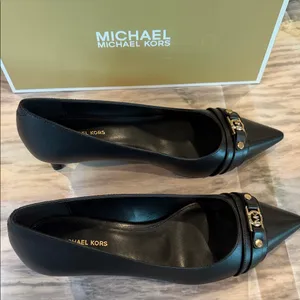 NWT Michael Kors Mandy Flex Kitten Pumps thumbnail 5
