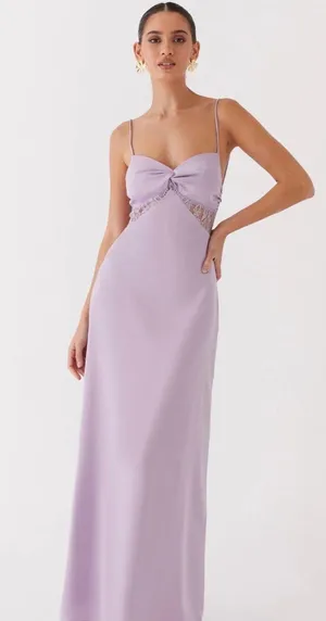 Peppermayo Purple Satin Dress thumbnail 1