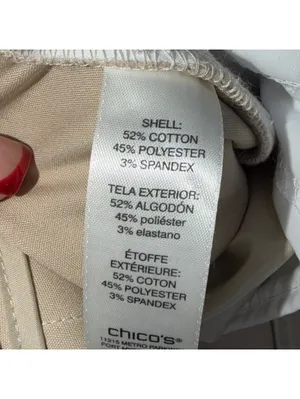 Chico’s Fabulously Slimming 00 Khaki Capri Pants NWT thumbnail 11