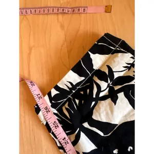 MAEVE Anthropologie Tenley‎ twill track pants black white jungle cat panther XS thumbnail 8