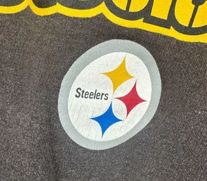 NFL Pittsburgh Steelers Custom Bleach Splatter Sweatshirt Size Large Football thumbnail 10