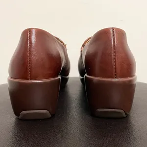Ariat Brown Leather Clogs 7B 7 B Advanced Stability Cushioning 1000483 *No Box* thumbnail 5