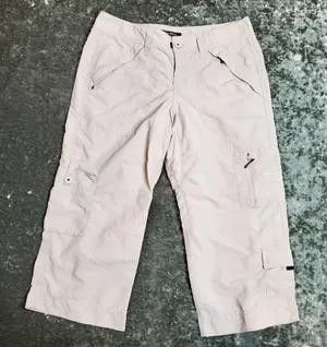 Eddie‎ Bauer Cargo Capri Wide Leg Nylon Pants thumbnail 1