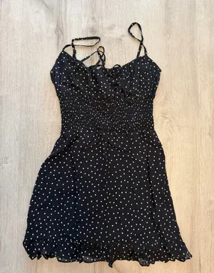 Reformation Polka Dot Mini Dress thumbnail 1
