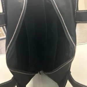 Mary Kay Black Textured Fabric Tote Bag with Wide Base-like new thumbnail 9