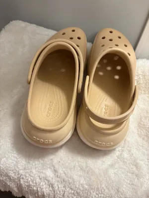 Platform Crocs Nude Sz. thumbnail 7