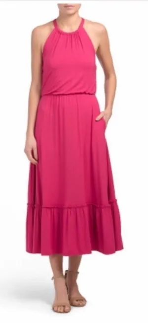 Rachel Zoe xsmall pink NWT maxi dress thumbnail 1