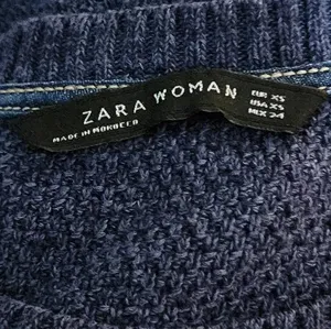 Zara Denimwear Blue Top Oversized Size X-Small thumbnail 3