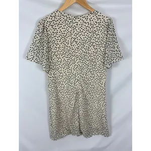 She + Sky Patterned V Neck Flowy Dress Size Large thumbnail 4