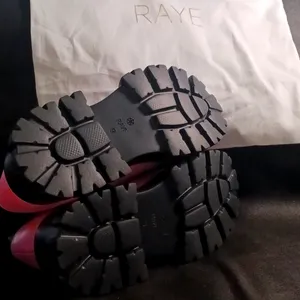 RAYE SIZE 9 BOOTS pink black thumbnail 2