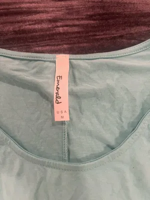 Mint green top Size M by Emerald Size M thumbnail 2