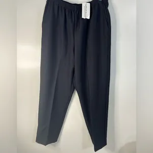 Alfred Dunner Black Pants Women's Size 10 New With Tags Classic Office Career thumbnail 2