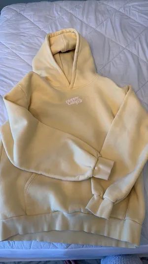 Happy camper sweatshirt Yellow Size L thumbnail 1