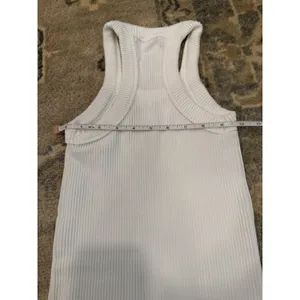 Free People Movement Women’s White Racerback Scalloped Tank Top Size XS/S NWT thumbnail 7