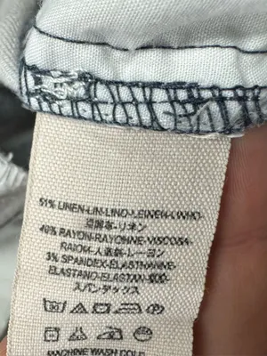 Free People Striped Linen Blend Pants Women’s 2 thumbnail 3