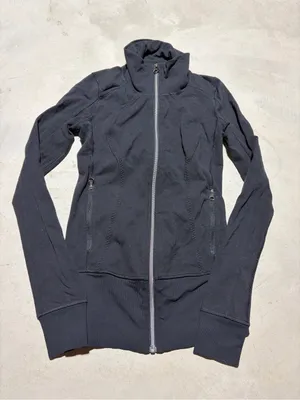Lululemon Black Zip-Front Jacket sweatshirt thumbnail 1