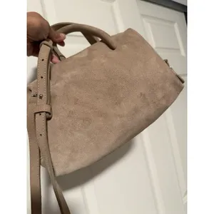 Zara Suede Leather Collection Bowling Bag‎ Crossbody thumbnail 11