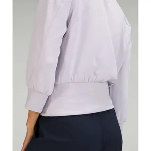 Lululemon Softstreme Ribbed-Hem Pullover Faint Lavender Purple Sweatshirt 8 thumbnail 4