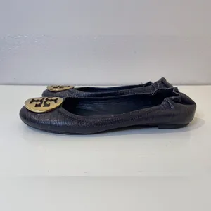 Tory Burch Women’s Python Leather‎ Reva Flats Shoes Size 6 thumbnail 2