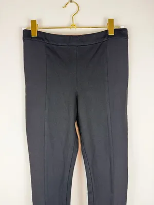 Alice + Olivia Employed Black Seam Front Stretch Leggings Pants Size 0 thumbnail 4