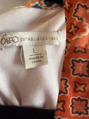 Cato Women's Orange Geometric Scarf Print Halter Maxi Dress HOM1188-G thumbnail 6