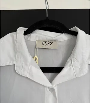 Boutique White button down top thumbnail 3