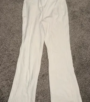 Old Navy Cream Wide Leg Women's Pants thumbnail 1