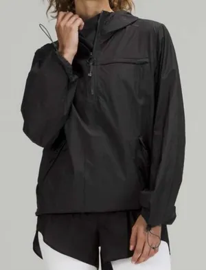 Lululemon Step Out Anorak Jacket Size Small‎ in Black thumbnail 1
