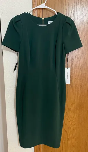 Calvin Klein Green Dress thumbnail 1