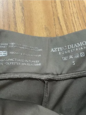 Aztec Diamond Equestrian Riding Pants Womens Size Small Green thumbnail 8