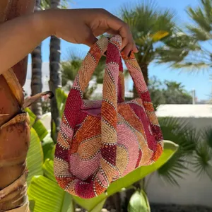 Never Fully Dresses beaded pink bag NEW thumbnail 2
