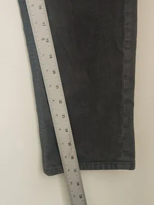 American Eagle Dusty Green Mom Straight Corduroy Jeans Size 4 thumbnail 7