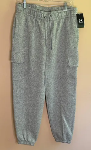 Under Armour Light Gray Cargo Sweatpants thumbnail 1