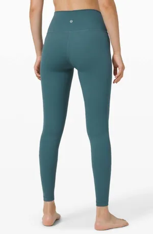 Lululemon Wunder Under High-Rise Tight Desert Teal Women’s Leggings Size 6 thumbnail 2