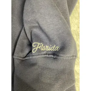 State of‎ Mine Florida Sweatshirt XL Navy Crewneck FL Applique NWT Womens thumbnail 2