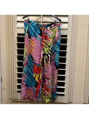 Natori Bora Bora Caftan PJs 2 PC Set Size Small Crinkle Fabric thumbnail 10
