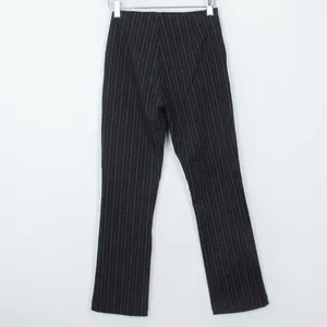 Gap Womens Ponte Crop Flare Pinstripe Pants Size‎ 00 Black Career Professional thumbnail 5