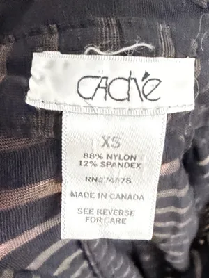 Cache Black Sheer Blouse thumbnail 6