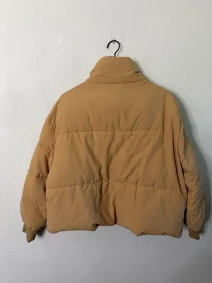 Lovers & Friends‎ Revolve Jillian Puffer Jacket Nude Full Zip Womens Size L thumbnail 7