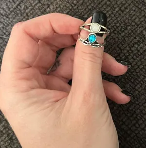 set of two womens rings - size 6 thumbnail 1