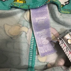 LuLaRoe Disney Daisy Duck Leggings M Teal Tall & Curvy‎ TC High Rise Stretch thumbnail 3