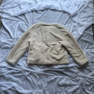 Zara TRF Collection Outerwear Faux Fur Plush Jacket thumbnail 11