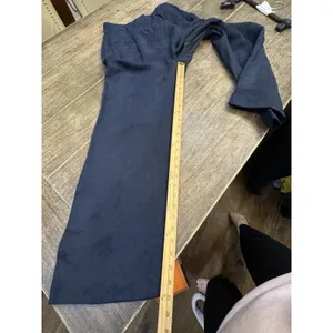 Veronica Beard navy blue wide-leg jacquard trousers Size 4 thumbnail 10
