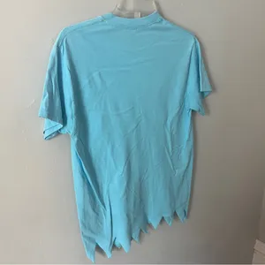 Gildan Halloween Costume Blue Retro Arcade Game Ghost T-shirt thumbnail 4